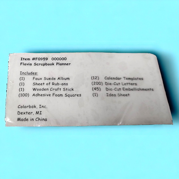 Colorbok Flavia Scrapbook Album Calendar Planner Kit New in Package - See Photos - Picture 3 of 7